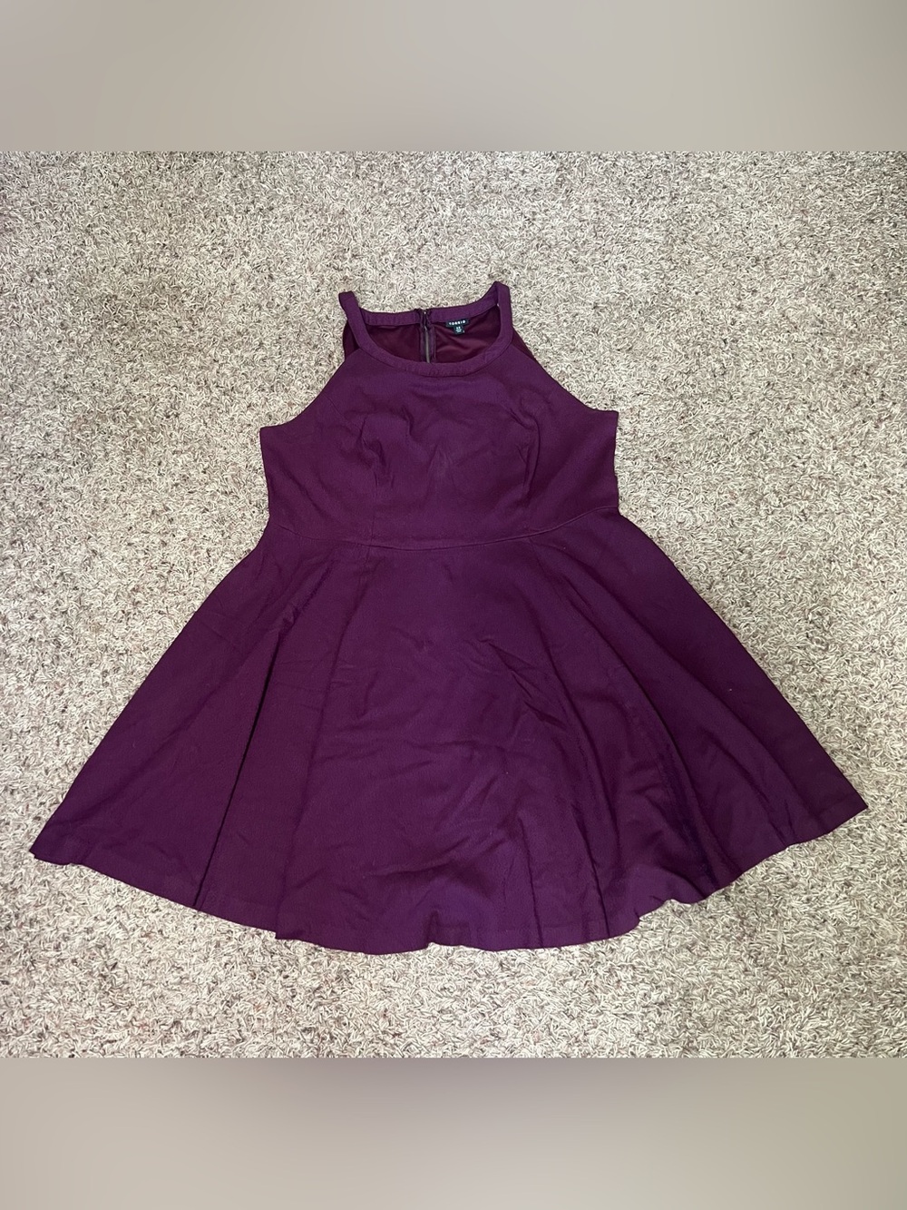 Torrid Plum Fit & Flare Skater Dress Size 22